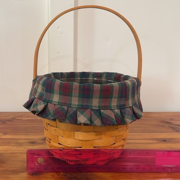 Vtg Longaberger 2002 Small Fruit Basket - Picture 6 of 7